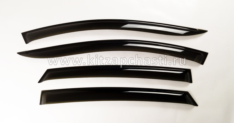 Дефлекторы на окна (комплект 4шт) "Фирма CA-plastic" полупрозрачные JAC J7 2010030316185